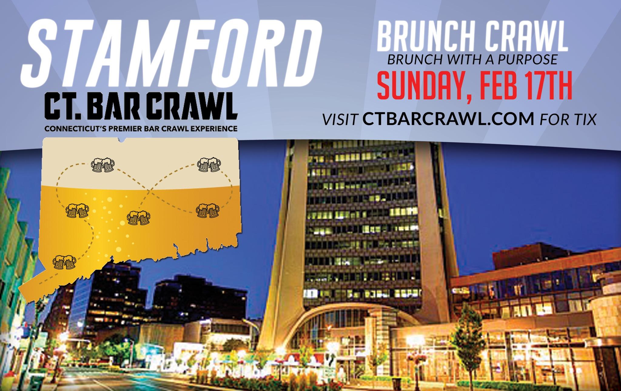 Brunch Crawl February 17th Stamford, CT CT BAR CRAWL